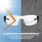 Ergodyne SAGA, Safety Glasses, Anti-Fog, Clear Lens, Matte Black Frame, Frameless SAGA-AF - alternate 3